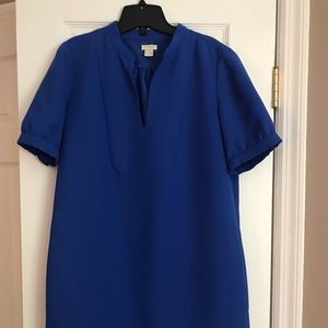J crew dress-royale blue
